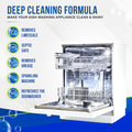 Dishwasher Cleaner and Deodorizer Tablets 26-Pack, Deep Cleaning Descaler for Dishwasher Machine, Heavy Duty, Septic Safe, Removes Grease &