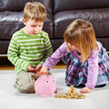 GADIEDIE Large Piggy Banks, Cute Plastic Pig Money Box, Piggy Bank for Girls and Boys, Unbreakable Plastic Coin Bank Fun Gifts for Birthday,