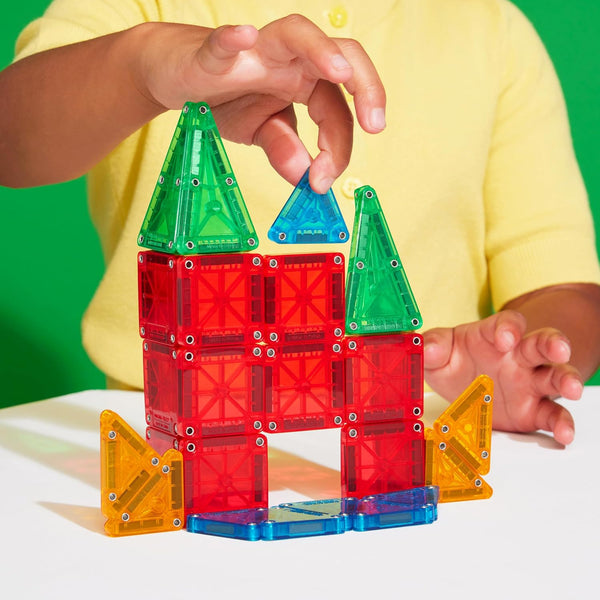 MAGNA-TILES Micromags 26-Piece Travel Magnetic Construction Set Ã¢ÂÂ Bold Colors, the Original Magnetic Building Brand