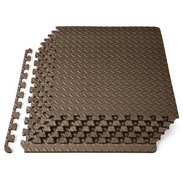 Prosourcefit Puzzle Exercise Mat ½ In, EVA Interlocking Foam Floor Tiles for Home Gym, Mat for Home Workout Equipment, Floor Padding for Kids,