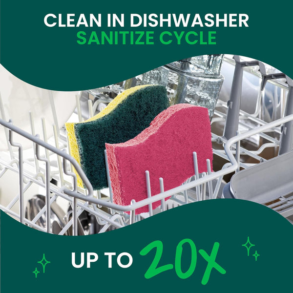 Scotch-Brite Delicate Clean Non-Scratch Scrub Sponge, 3 Pack 3 Count