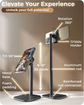 COOPER ChatStand, Adjustable Cell Phone Stand for Desk, Phone Stand for Recording, iPhone Holder for Filming, Small iPhone Tripod, Soporte para