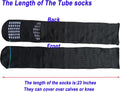 2 Pairs Replacement Sock Liner for Orthopedic Cast Walking boot Air Cam Walkers, Under Air Cast Brace Surgical Broken Leg Toe Fracture boots