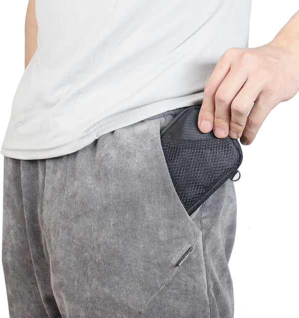 FIREDOG Smell Proof Pouch Bags for Travel Storage Black