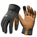 FOUR-AM Work Gloves Men&Women Breathable & High Dexterity TouchScreen Performance Multi-Purpose Light Duty Olive Green S