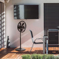 Newair Outdoor Patio Misting Fan | 2-In-1 Outdoor Deck & Mister Fan | 5 Gentle Mist Nozzles | outside Cooling Fan with 600 Square Foot Effective
