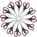 Lichamp 8.5â Scissors, 12-Pack Multipurpose Sharp Scissor, Comfort Grip Handles Household for Office, School, Home and Arts