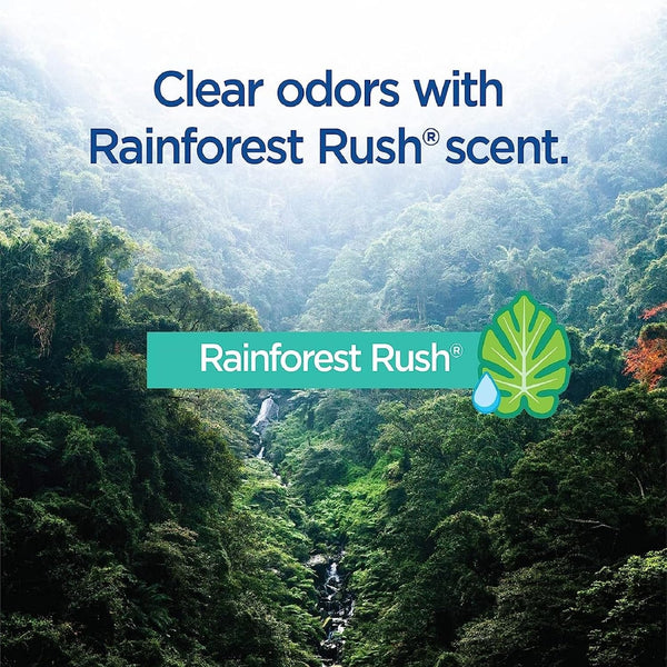 Clorox ToiletWand Disposable Toilet Cleaner Refills, Rainforest Rush Scent, 30 Count, Kills 99.9% of Germs, Touch-Free Toilet Cleaning 30 Count