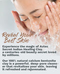 Aztec Secret– Indian Healing Clay 16 Oz – Deep Pore Cleansing Facial & Body Mask – The Original 100% Natural Calcium Bentonite Clay – New Version