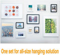 KURUI 700pcs Hardware Nails for Hanging Pictures, Up to 2"-Long Finish Nails Assortment Kit for Wall Art Decor, 640 Frame Nails and 60 Small