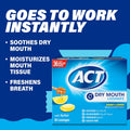 ACT Dry Mouth Moisturizing Gum With Xylitol, Soothes, Moisturizes & Freshens, Honey-Lemon, Value Size, 36 ct. 36 Count