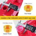 Gas Can Spout Replacement Kit, Gas Can Nozzle Replacement (2 Kit-Yellow) All gaskets are installed and ready to use upon receipt. For 1/2/5/10
