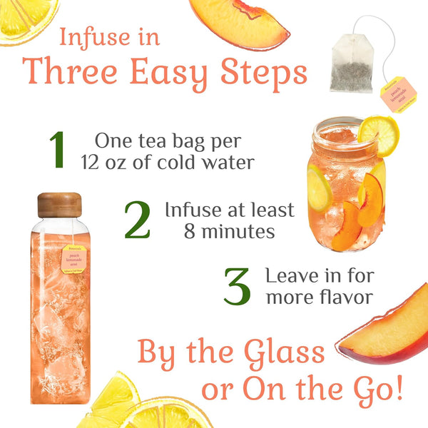 Bigelow Botanicals Cold Water Infusion Herbal Variety Pack, Caffeine Free Tea with Cranberry, Watermelon, Blackberry, Strawberry, Peach &