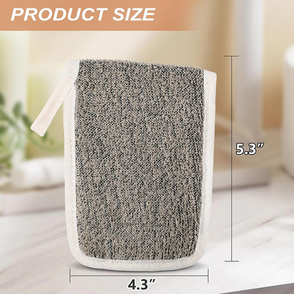 OWIIZI Bar Soap Scrubber Pouch Exfoliating Body Sponge, Bath Scrub Soap Bags for Soap Bars, Soap Saver Exfoliator Shower Pad Lather Sock for Men