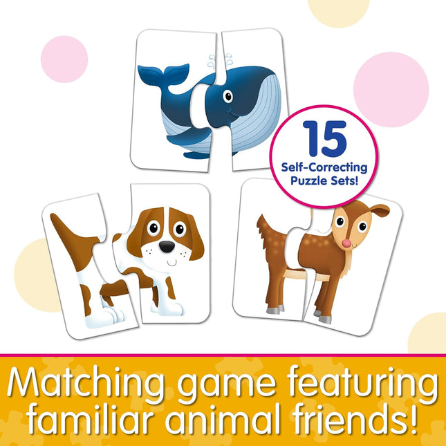 The Learning Journey: My First Match It! - Head and Tails - 15 Self-Correcting Animal Memory Matching Puzzles Games - Ed