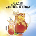 Lipton Family-Sized Black Iced Tea Bags, Southern Sweet Tea 22 Ct (Pack of 6)