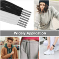 MiniRed 12PCS Drawstring Cord, 57 Inch Drawstring for Sweatpants, Drawstrings Replacement with Easy Threaders and Cord Locks, Draw Strings for