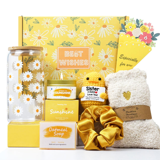Gifts for Sister, Unique Sisters Birthday Gifts for Women, Best Friend Birthday Gift, Inspirational Gift Set Box, Christ