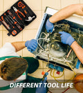 Tool Sets Household Tool Kit, 14-Piece General Home/Auto Repair Tool Set with Hammer, Pliers, Screwdriver Set and Toolbox Storage Case - Perfect