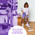 Swiffer Power Mop Wood Refill Solution, Quickdry Hardwood Floor Cleaner for Mopping Home, Bathroom, Kitchen, All Purpose Multi-Surface Solution