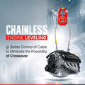 Engine Hoist Sling | No Chain Hoist Hassle | 1 Ton Capacity | 45 Degree Tilt | Single Hand Operation | Easy Engine Swap | Mounting Cleats Fasten