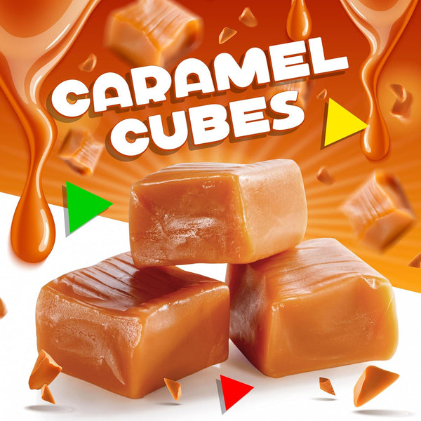 Caramel Candy Individually Wrapped, Caramel Cubes, 1 Lb Bag | Vanilla Flavor, Chewy Candy for Snacking and Baking Vanilla 1 Pound (Pack of 1)