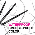 Wet N Wild Mega Last Breakup Proof Retractable Eyeliner - Ultra-Fine Brush, Waterproof,16-Hour Long-Lasting Wear - Cruelty-Free & Vegan - Black