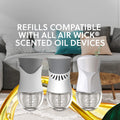 Air Wick Plug In Scented Oil Warmer | White | Essential Oils | 1 Count | Pack of 2