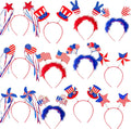 Moon Boat 12PCS Patriotic Head Boppers Headband - Star Uncle Sam Hat Balloons- Fourth 4Th of July Party Accessories Favors Decorations