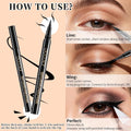 docolor Waterproof Eyeliner Pen Super Slim Precise All Day Black Eyeliner Liquid Professional Makeup Liquid Eye Liner Pencil for Women 1 Count