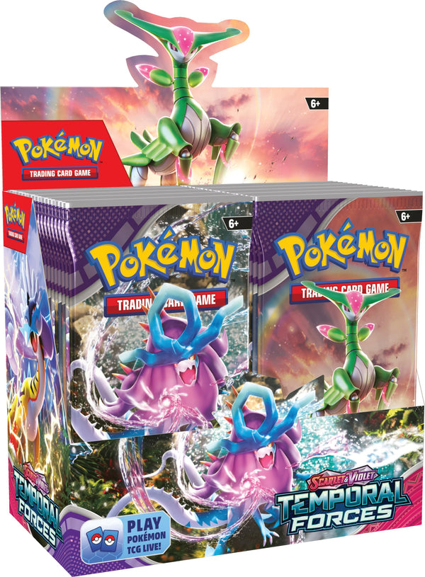 Pokemon TCG: Scarlet and Violet: Temporal Forces: Booster Display Box Multi