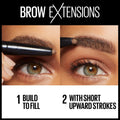 Maybelline Brow Extensions Fiber Pomade Crayon Eyebrow Makeup, Soft Brown, 1 Count 255 SOFT BROWN 0.01 Ounce (Pack of 1)