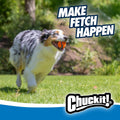 Chuckit! Ultra Ball Dog Toy - Medium Bouncy Fetch Balls For Dogs 20-60 lbs - Made from Durable Rubber - Floating Water Pet Toys - Size Medium -