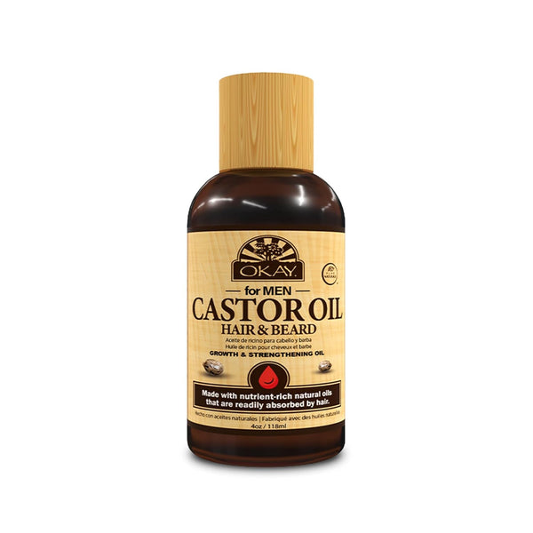 OKAY MEN BEARD HAIR GROWTH OIL 4Oz