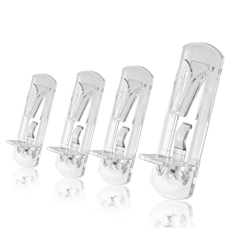 10pcs Locking Shelf Pins – 5mm Cabinet Shelf Pegs, Clear Plastic Shelf Clips for 5/8" Thick Board 10 5mm Pins, Fit 5/8" Thick Boards