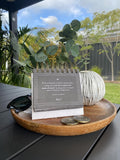 MESMOS 366 Daily Stoic Calendar, Inspirational Gifts for Men, Father'S Day Gifts for Dad, Daily Affirmations Office Desk Decor for Men,