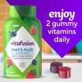 Vitafusion Sugar Free MenÃ¢ÂÂS Multi Daily Gummy Multivitamins, Supports Energy Metabolism, Muscle and Immune Health (1), Mixed Berry Flavors,