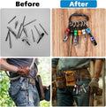 12PCS Bit Holders 1/4 Socket, Hex Shank Screwdriver Bit Holder for Impact Driver Drill Bit Keychain Extension Bar Quick Release Easy Change,