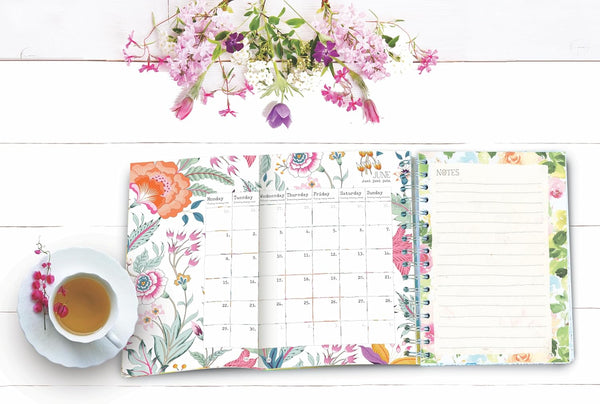 Daphne'S Diary Daily Planner Journal 2025 | Everyday Agenda with Creative Designs, Fold-Out Montly Overviews, Shopping Lists | Decorative Weekly