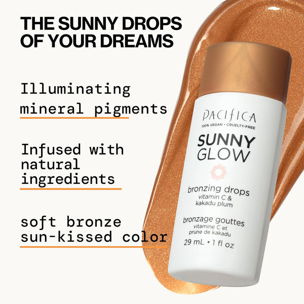 Pacifica, Drops Sunny Glow Bronzing Bronzer 1 Ounce (Pack of 1)