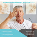 Clear C Eyelid Wipes Pre-Moistened for Dry Eyes â Rinse Free Eye Lid Cleaning Wipes â Individually Wrapped Travel Eye Wipes, 1 Box of 30