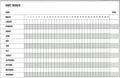 Dry Erase Habit Tracker Calendar Ã¢ÂÂ Double-Sided Monthly & Yearly Goal Planner Ã¢ÂÂ 11Ã¢ÂÂX17Ã¢ÂÂ Laminated, Reusable Ã¢ÂÂ Includes 2