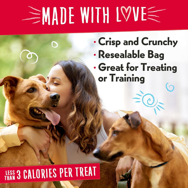 Charlee Bear Dog Training Treats, Cheese & Egg Recipe, Low Calorie (Under 3 Calories), Limited Ingredient Crunchy Dog Treats, 16 oz. Resealable