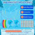 Fun Swimming Pool Toys for Kids - Diving Practice, Swim Thru Rings for Boys/Girls Ages 4-12