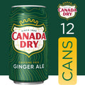 Canada Dry Ginger Ale Soda, 12 fl oz cans, 12 pack Ginger 12 Fl Oz (Pack of 12)