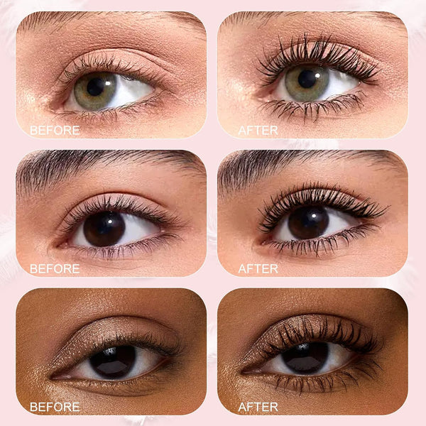 Unidollss Tubing Mascara Volume and Length Brown Lengthening Long Lasting All Day, No Smudging, No Clumping, Washable Voluminous Tubing Mascara