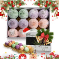 Hemp Oil Bath Bombs Gift Set Natural Refreshing Bubble Bath Kit with 6 Relaxing Scents Made from Pure Essential Oil for Bubble and Spa Bath,