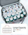 TOURIT Cooler Bag 48/60 Cans Insulated Soft Cooler Large Collapsible Cooler Bag 32/40L Lunch Coolers for Picnic, Beach, Work, Trip