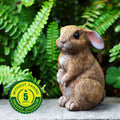 LEGIFO Bunny Decor Yard Decorations Outdoor Set of 3, Bunny Decorations for Home Garden Outdoor Statues, Easter Rabbit Figurines mom Gifts Brown