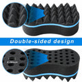 3Pcs Hair Styling Set for All - Curl Brush, Twist Sponge for Textured Hair with Metal Pick black styling set 3pcs